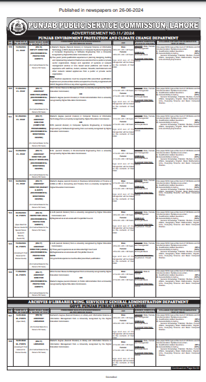 PUNJAB ENVIRONMENT PROTECTION AND CLIMATE CHANGE DEPARTMENT