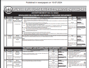 Specialized Healthcare and Medical Education Department Jobs 2024