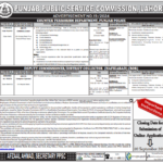 Punjab Public Service Commission Lahore Jobs Advertisement No 19/2024